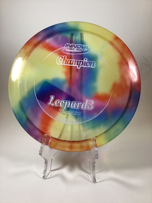 Vist Large View of Product Image Which is Used Innova CHAMPION LEOPARD 3 Disc Golf Driver Yellow 173g