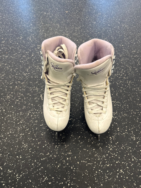 Vist Large View of Product Image Which is Used Jackson SOFTSKATE Womens Softboot Skate White Senior 6