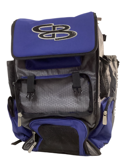 Vist Large View of Product Image Which is Used BoomBah SUPERPACK BB/SB Player Backpack Navy Blue
