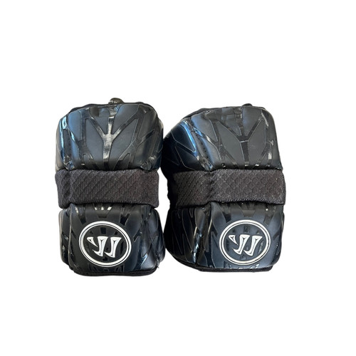 Used Warrior ELBOW PADS Lacrosse Arm Pads/Guards Black MD 11820-S000028871