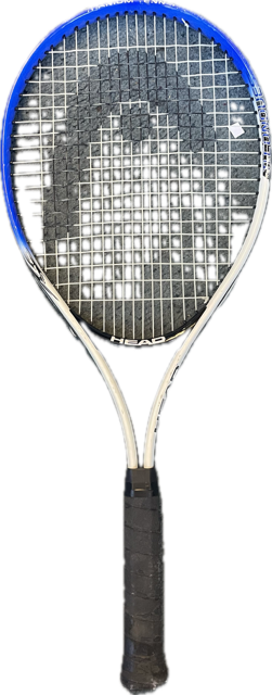 Vist Large View of Product Image Which is Used Head Racquet TI CONQUEST Adult Tennis Racquet White 4 3/8"