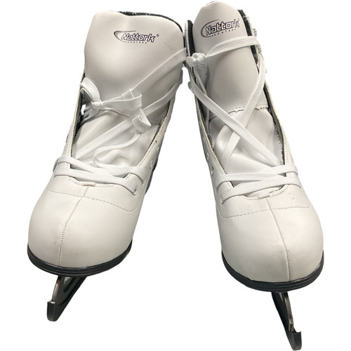 Vist Large View of Product Image Which is Used NATTORK FIGURE SKATES S 11 WomensFigure Skate White Senior 11