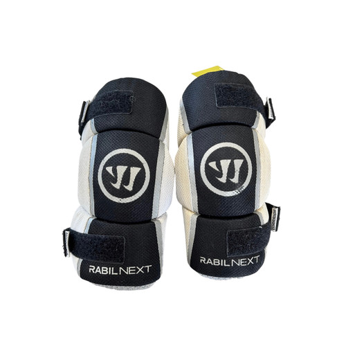 Used Warrior RABIL NEXT Lacrosse Arm Pads/Guards White MD 11820-S000032080