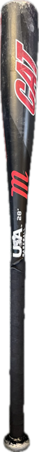 Vist Large View of Product Image Which is Used Marucci CAT BB/SB USA 2 5/8 Bat 28"