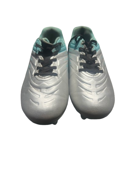 Vist Large View of Product Image Which is Used Soccer Cleats Grey Junior 01