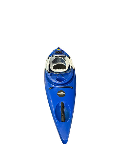 Vist Large View of Product Image Which is This RUSH Sit In Kayak is great for beginner kayakers. It is shorter than our original sit in model (Jett), at 9.5' Long making it easier to maneuver. This is a great fishing kayak with its built in rod holders and footrests.
It Includes : 
kayak paddle
rear hatch cover
cup holder
paddle holder
bungee cord
front and rear handle
mold in seat with pad
footrests
seat pad
It features a 330LB Weight Capacity
See what all the RUSH is about!