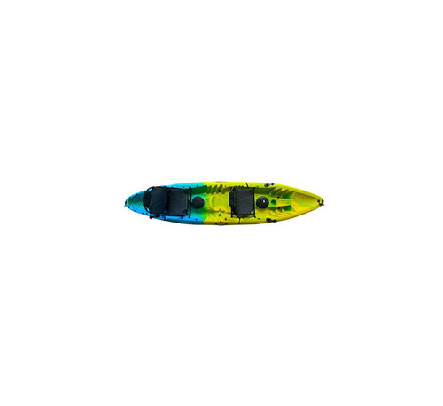 Vist Large View of Product Image Which is This RUSH Sit In Kayak is great for beginner kayakers. It is shorter than our original sit in model (Jett), at 9.5' Long making it easier to maneuver. This is a great fishing kayak with its built in rod holders and footrests.
It Includes : 
kayak paddle
rear hatch cover
cup holder
paddle holder
bungee cord
front and rear handle
mold in seat with pad
footrests
seat pad
It features a 330LB Weight Capacity
See what all the RUSH is about!