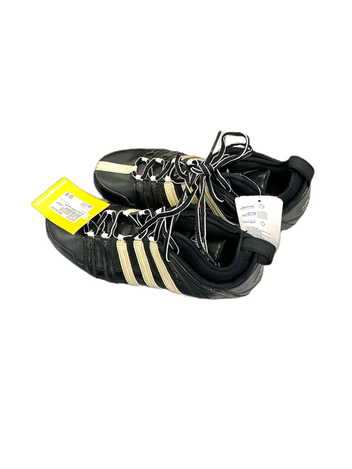 Vist Large View of Product Image Which is Used Adidas SCORCH Adult FB Cleats Black Senior 8.5