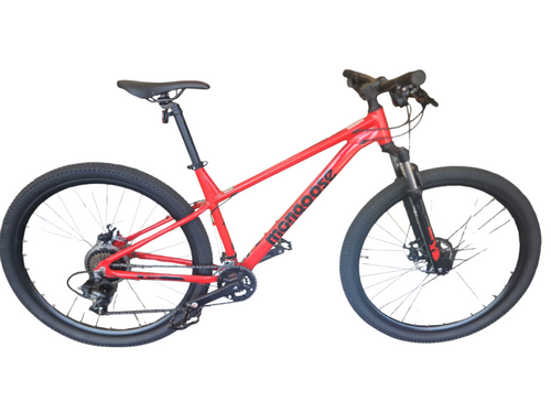 Vist Large View of Product Image Which is Used Mongoose SWITCHBACK COMP Mountain Bike Mens Red 43-47cm - 17-18" - MD Frame