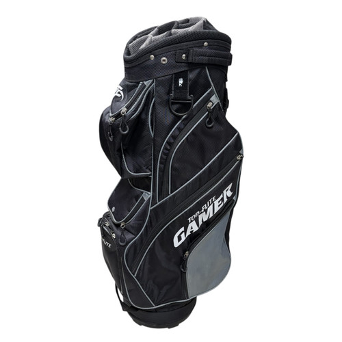 Vist Large View of Product Image Which is Used Top Flite GAMER Mens Golf Cart Bag Black