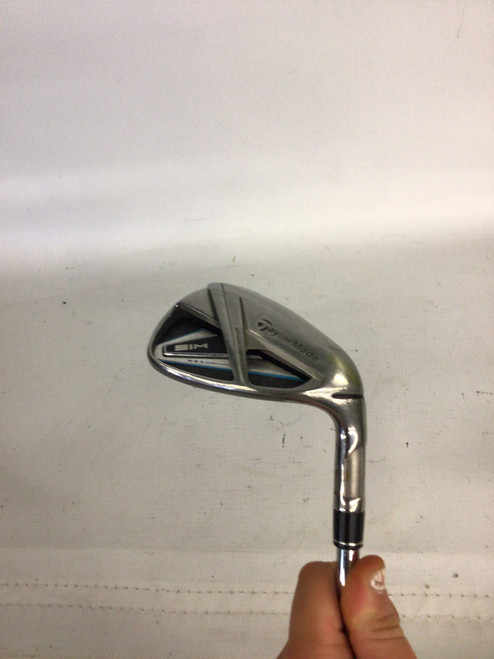 Vist Large View of Product Image Which is Used Taylormade SIM MAX Golf Wedge Mens RH Gap/Approach Wedge