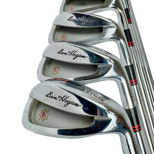 Vist Large View of Product Image Which is Used Ben Hogan APEX EDGE Men's RH Iron Set 3I-PW Stiff Flex Steel Shaft