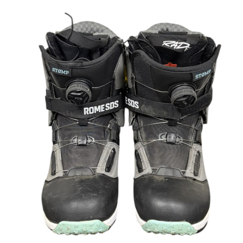 Vist Large View of Product Image Which is Used Rome STOMP SDS Womens Snowboard Boots Grey Senior 6.5