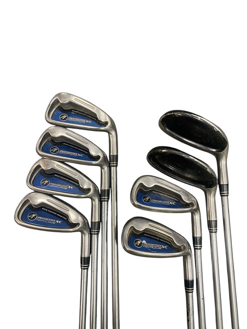 Vist Large View of Product Image Which is Used Nicklaus DUAL POINT HYBRID/ PROGESSIVE KC IRONS Mens Iron Set RH 3I-PW