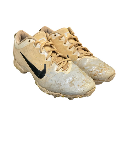 Vist Large View of Product Image Which is Used Nike BB/SB Cleats White Senior 7.5
