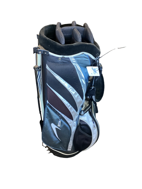 Vist Large View of Product Image Which is Used Nike NAVY/SILVER Mens Stand Bag Navy Blue
