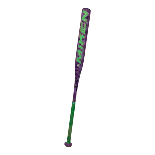 Vist Large View of Product Image Which is Miken MANIAC BB/SB Slowpitch Bat Purple 34"