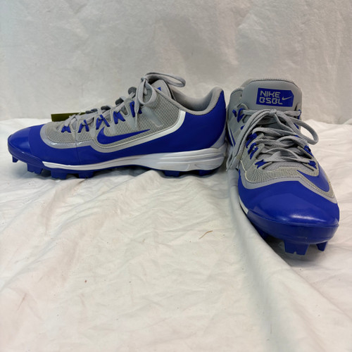 Vist Large View of Product Image Which is Used Nike HUARACHE BSBL BB/SB Cleats Royal Blue Senior 14