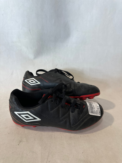 Vist Large View of Product Image Which is Used Umbro Soccer Cleats Black Junior 03.5