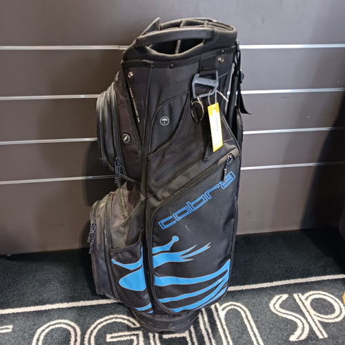 Vist Large View of Product Image Which is Used Cobra 14 WAY CART BAG Mens Cart Bag Black