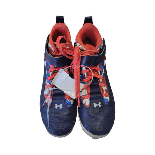 Vist Large View of Product Image Which is Used Under Armour BH BB CLEATS BB/SB Cleats Navy Blue Junior 02.5