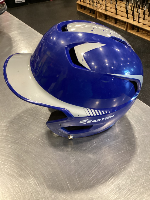Vist Large View of Product Image Which is Used Easton BASEBALL HELMET BLUE Batting Helmet No Mask Royal Blue MD