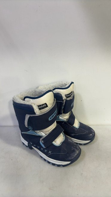 Vist Large View of Product Image Which is Used Airwalk TEAL Womens Snowboard Boots Navy Blue Senior 4