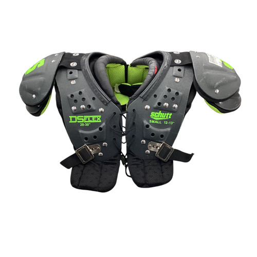 Vist Large View of Product Image Which is Used Schutt DS FLEX 12-13 FB Shoulder Pads Grey SM