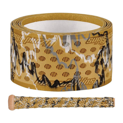 Vist Large View of Product Image Which is New Lizard Skin Bat Grip Gold Camo 1.1mm