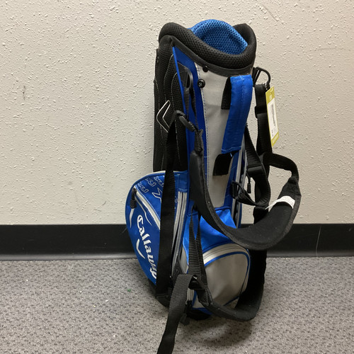 Vist Large View of Product Image Which is Used Callaway XJ Jr Stand Bag Royal Blue