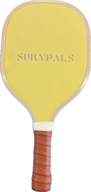 Vist Large View of Product Image Which is Used SPRYPALS Pickleball Racquet Tan