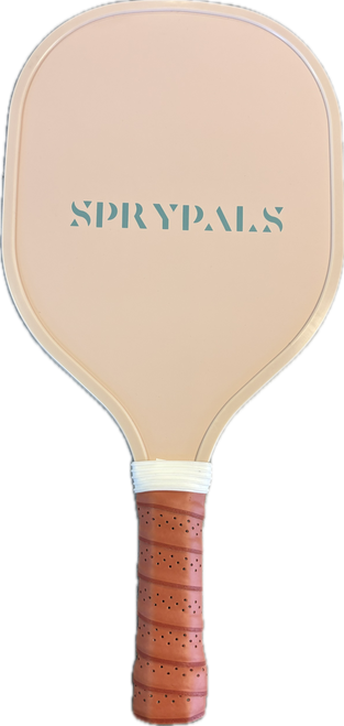 Vist Large View of Product Image Which is Used SPRYPALS Pickleball Racquet Tan