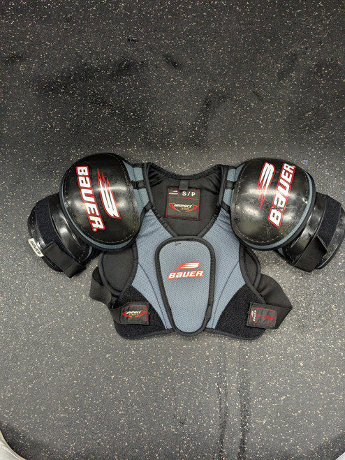 Vist Large View of Product Image Which is Used Bauer IMPACT FORCE Senior Shoulder Pads SM