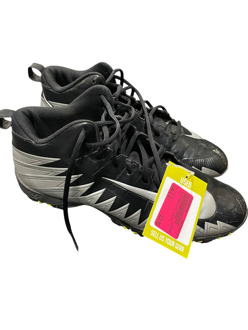 Vist Large View of Product Image Which is Used Nike Adult FB Cleats Black And Grey Senior 12