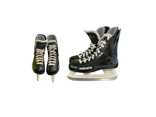 Vist Large View of Product Image Which is Used Bauer BAUER PRO LASER Youth Hockey Skate Youth 06.0