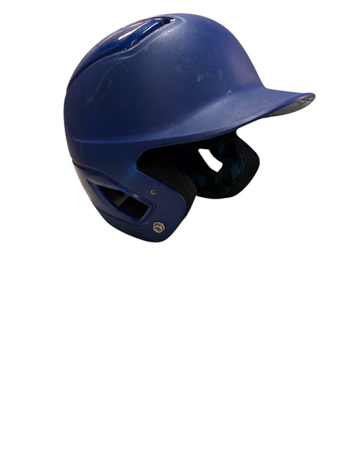 Vist Large View of Product Image Which is Used Easton BB HELMET Batting Helmet No Mask Royal Blue MD