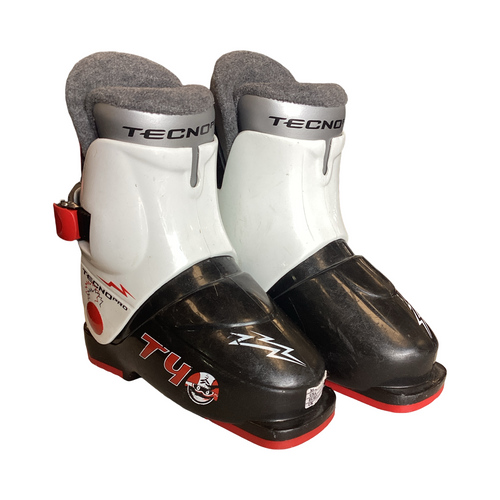 Vist Large View of Product Image Which is Used Tecno Pro T4 Boys DH Ski Boot Black 175 MP - Y11