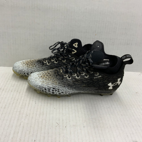 Vist Large View of Product Image Which is Used Under Armour CLONE Adult FB Cleats Black Senior 10