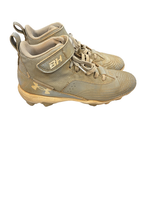 Vist Large View of Product Image Which is Used Under Armour BH BASEBALL CLEAT BB/SB Cleats Grey Senior 5