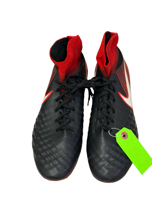 Vist Large View of Product Image Which is Used Nike Magista Orden 2 FG 'Black University Red' 843812-061 Mens Soccer Cleats Red Size 12