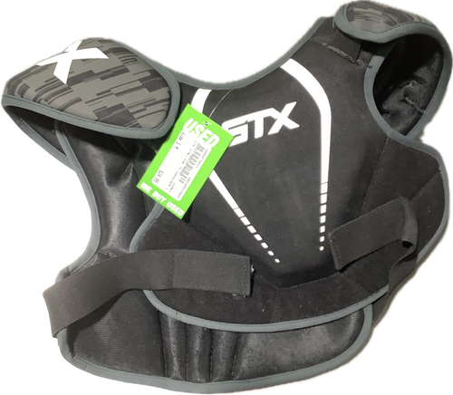 Vist Large View of Product Image Which is Used STX STALLION 75 SHOULDER Lacrosse Shoulder Pads Black S/M