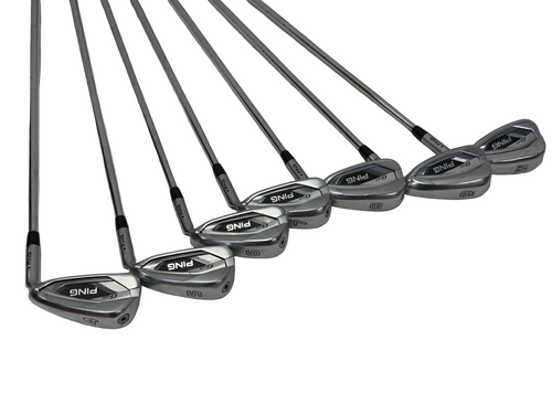 Vist Large View of Product Image Which is Used Ping G425 BLACK DOT Mens Golf Iron Set RH 4I-PW w/ Dynamic Gold 105 S300 Shafts +1/4"