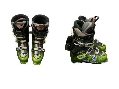 Vist Large View of Product Image Which is Used Nordica TRANSFIRER2 Mens DH Ski Boot Black And Green 325 MP - M14.5