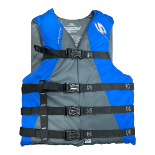 Vist Large View of Product Image Which is Used Stearns Adult PFD Royal Blue M/L