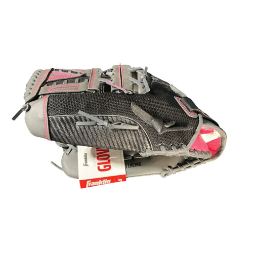 Vist Large View of Product Image Which is *NEW* Franklin FASTPITCH PRO RH Throw Fastpitch Gloves Grey 13"