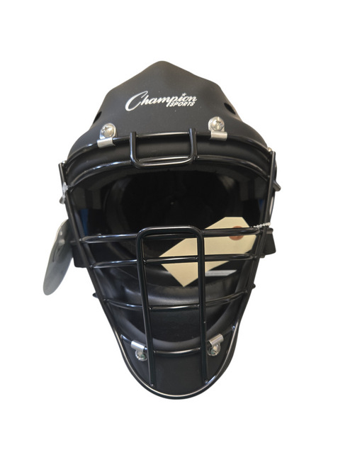 Vist Large View of Product Image Which is Used Champion Sports CH600 Catchers Helmet w/Mask Black SM