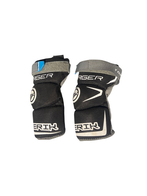 Vist Large View of Product Image Which is Used Maverik CHARGER Lacrosse Arm Pads/Guards Black SM