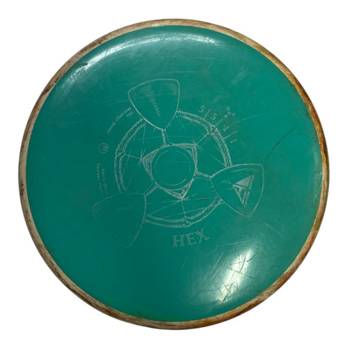 Vist Large View of Product Image Which is Used MVP HEX Disc Golf Mid Range None