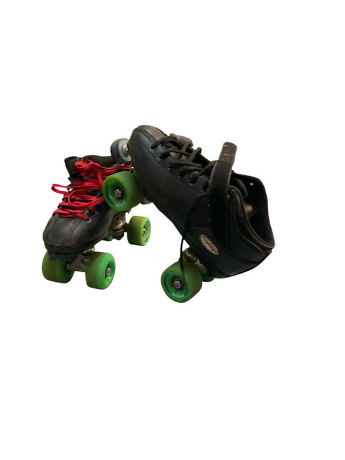 Vist Large View of Product Image Which is Used Riedell QUAD SKATES Senior Roller Quad Skates Black Senior 8