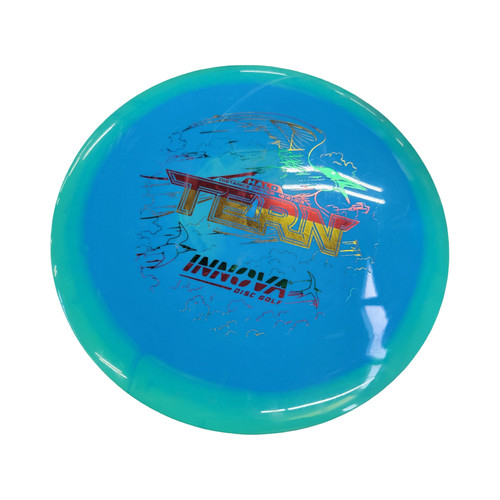 Vist Large View of Product Image Which is Used Innova TERN HALO DRIVER Disc Golf Driver Carolina Blue